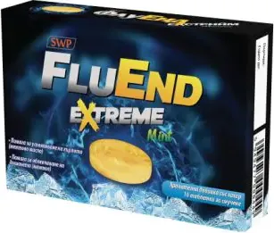 FluEnd Extreme Mint ФлуЕнд таблетки за смучене с мента х 16 таблетки