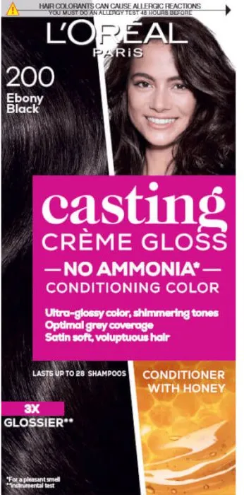 L’Oreal Casting Creme Gloss Боя за коса без амоняк 200 Ebony Black