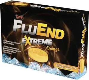 FluEnd Extreme Orange ФлуЕнд екстрийм таблетки за смучене с портокал х 16 таблетки Sun Wave Pharma