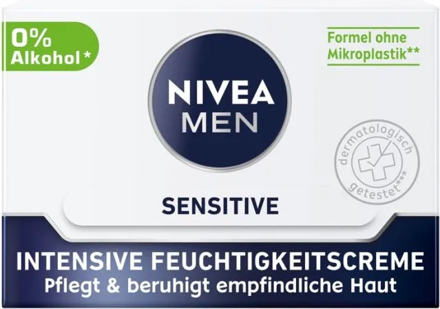 Nivea Men Sensitive Крем за лице за мъже с чувствителна кожа 50 мл