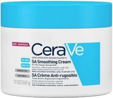 CeraVe SA Изглаждащ крем за суха и груба кожа 340 гр