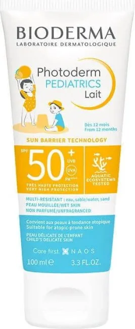 Bioderma Photoderm Pediatrics Слънцезащитно мляко за деца  SPF50+ 100 мл