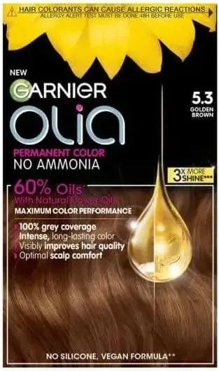 Garnier Olia Трайна безамонячна боя за коса 5.3 Golden Brown