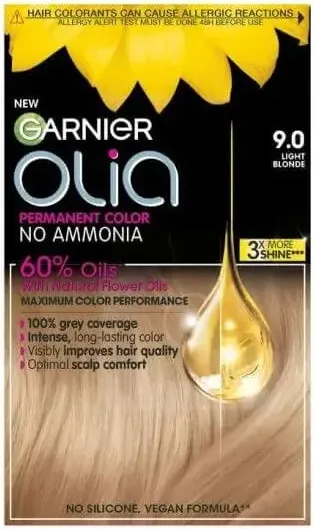 Garnier Olia Трайна безамонячна боя за коса 9.0 Light Blonde