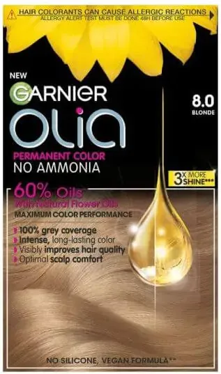 Garnier Olia Трайна безамонячна боя за коса 8.0 Blonde