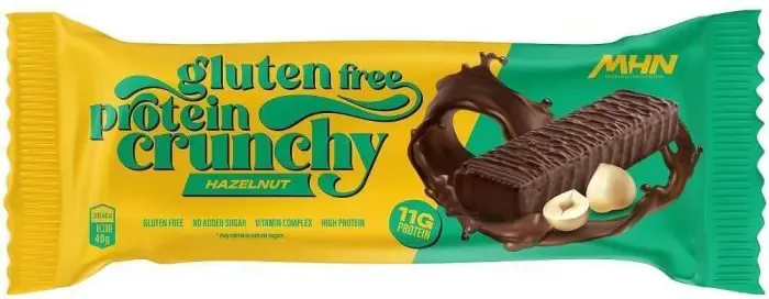 Gluten Free Protein Crunchy Вафла с лешник без глутен 40 г