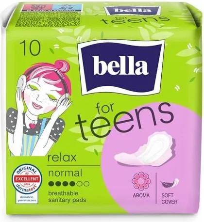 Bella for Teens Ultra Relax Дамски превръзки с крилца за тийнейджърки х 10 бр