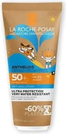 La Roche-Posay Anthelios Wet Skin SPF50+ Слънцезащитен лосион за деца 200 мл Еко опаковка