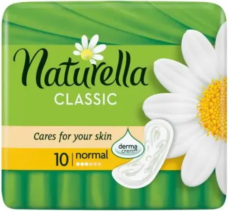 Naturella Classic Normal Дамски дневни превръзки с лайка 10 бр