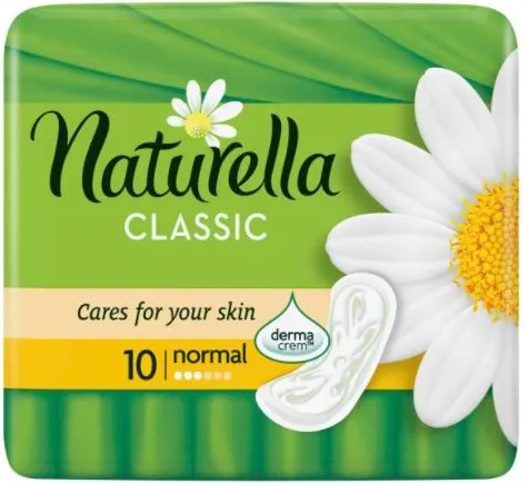 Naturella Classic Normal Дамски дневни превръзки с лайка 10 бр