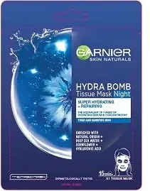 Garnier Skin Naturals Hydra Bomb Нощна шийт маска за лице 1 брой