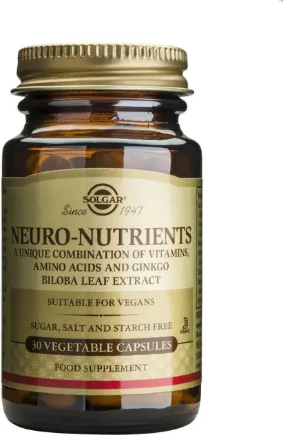 Solgar Neuro Nutrients Невро нутриентс за памет и концентрация x30 капсули