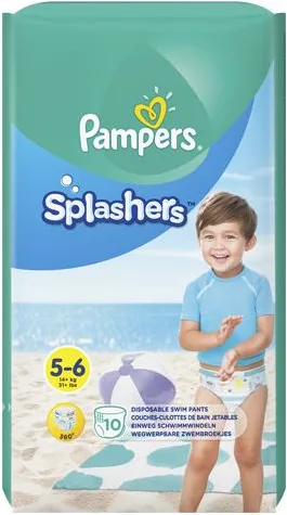 Пелени Pampers Splashers Бански гащички Размер 5 Junior 10 бр