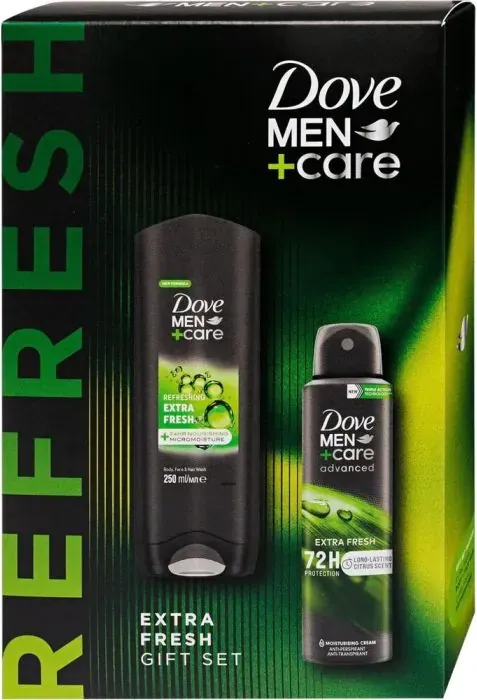 Dove Men+Care Extra Fresh Подаръчен комплект 2 части