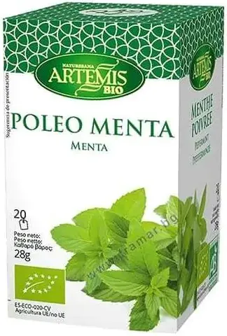 Poelo Menta Био Чай от Кралска мента 28 гр х 20 филтърни пакетчета Artemis Bio