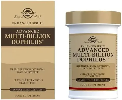 Solgar Advanced Multi-billion Dophilus Мулти билион Дофилус х60 капсули