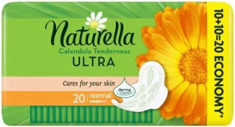 Naturella Calendula Tenderness Ultra Normal Дамски дневни превръзки с невен 20 бр