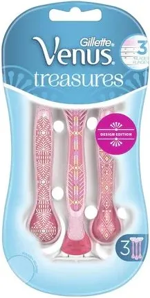 Gillette Venus Treasures Самобръсначки за жени Розови х3 бр