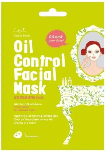 Cettua Oil Control Facial Mask Лист маска за лице за регулиране на омазняването 1 бр