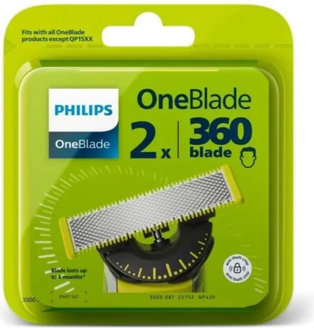 Резервно ножче Philips OneBlade QP420/50 х 2 бр