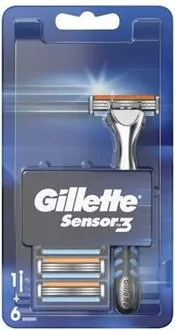 Gillette Sensor 3 Система за бръснене + 6 ножчета