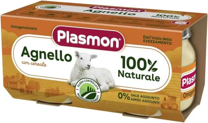 Plasmon Пюре от агеншко месо за деца 4М+ 80 гр 2 бр