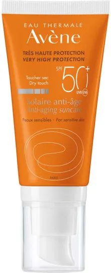 Avene Слънцезащитен анти-ейдж крем за лице за чувствителна кожа SPF50+ 50 мл