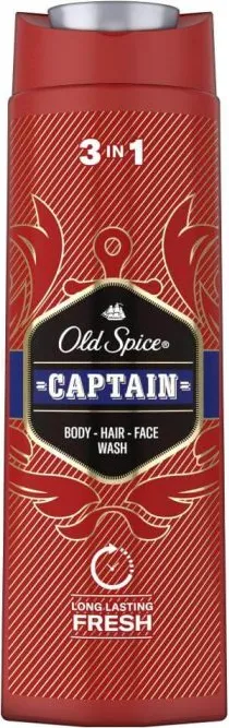 Old Spice Capitan Душ гел за коса и тяло 3в1 400 мл