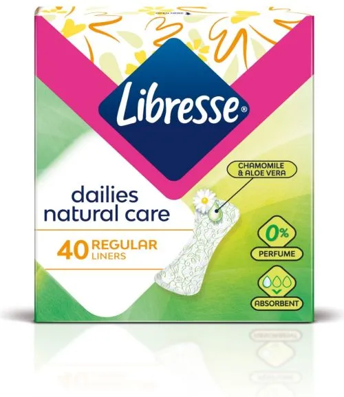 Libresse Natural Care Regular Ежедневни дамски превръзки x40 бр