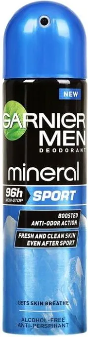 Garnier Men Мineral Sport 96h Део спрей против изпотяване 150 мл