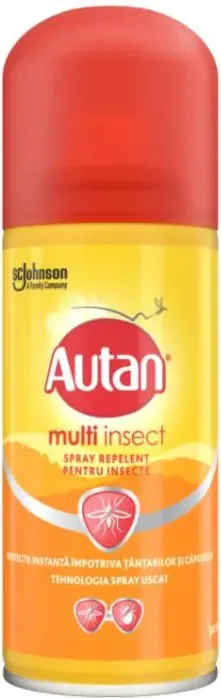 Autan Multi Insect Protection Plus Репелент спрей срещу насекоми 100 мл SC Johnson