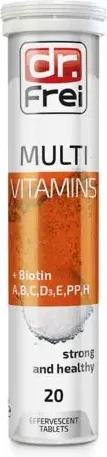 Dr. Frei Мultivitamins + Biotin х20 ефервесцентни таблетки
