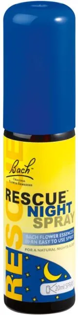 Bach Rescue Night Спрей при безсъние и тревожност 20 мл Nelsons