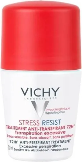 Vichy Stress Resist Дезодорант рол-он с 72 часа ефект против изпотяване 50 мл