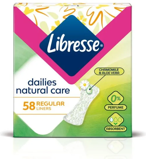 Libresse Natural Care Regular Ежедневни дамски превръзки х58 бр