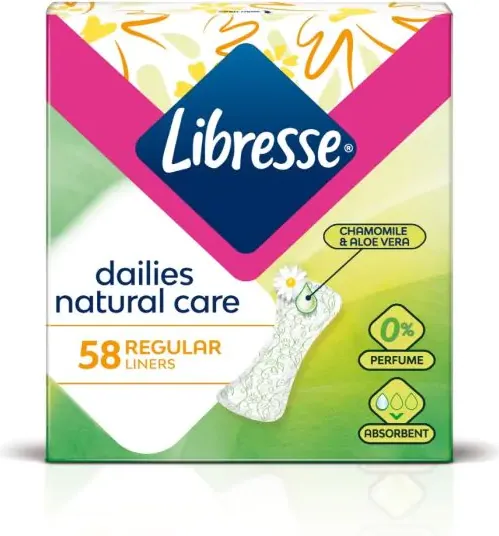 Libresse Natural Care Regular Ежедневни дамски превръзки х58 бр