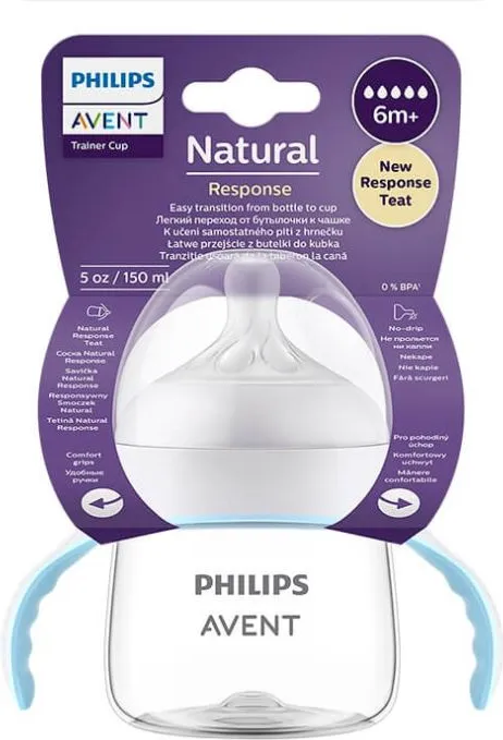 Avent Natural Response AirFree Бутилка с биберон с поток 5 6М+ 150 мл