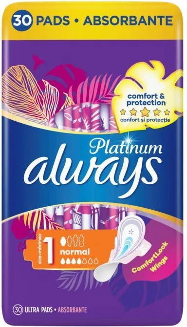 Always Platinum Normal Дамски превръзки 30 бр