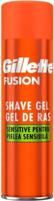 Gillette Fusion Sensitive Гел за бръснене за чувствителна кожа 200 мл