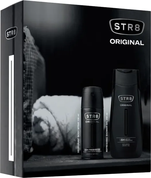 STR8 Original Дезодорант спрей за мъже 150 мл + STR8 Original Освежаващ душ-гел за мъже 250 мл Комплект