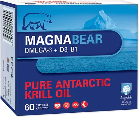 Magnabear За добро сърдечно здраве х60 капсули Magnalabs