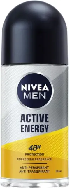 Nivea Men Active Energy Дезодорант рол-он против изпотяване за мъже 50 мл