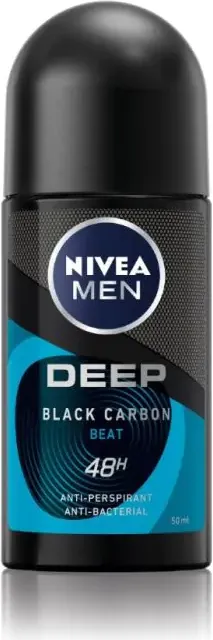 Nivea Men Deep Beat Дезодорант рол-он против изпотяване за мъже 50 мл