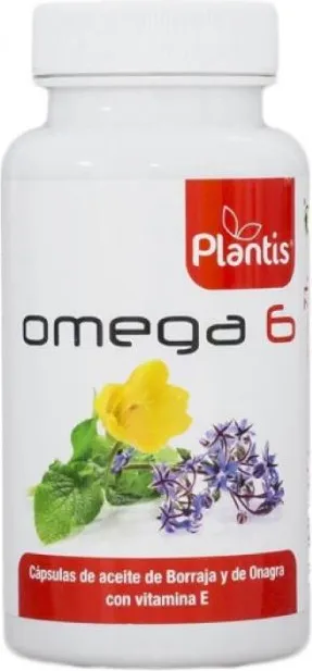 Omega 6 Масло от пореч, вечерна иглика и витамин Е х 100 софтгел капсули Plantis