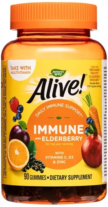 Nature's Way Alive Immune Gummies Имунна защита 90 желирани таблетки