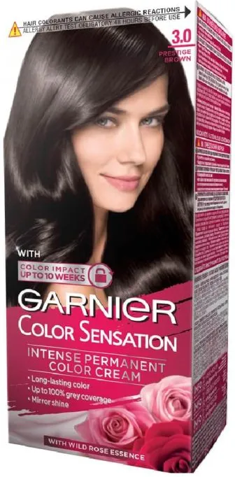 Garnier Color Sensation Трайна боя за коса, 3.0 Prestige Brown