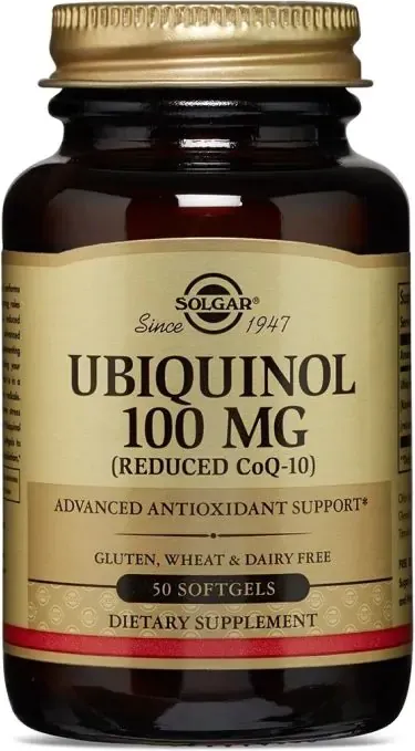 Solgar Ubiquinol Убиквинол 100 мг х50 софтгел капсули