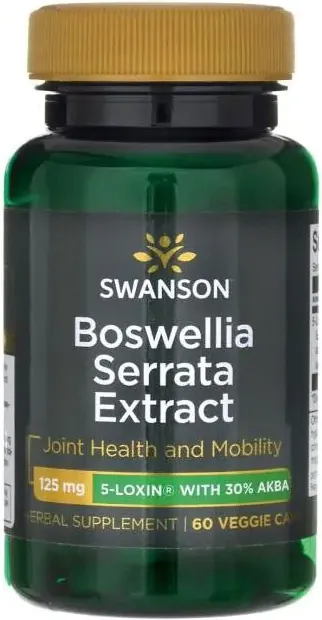 Swanson 5-LOXIN Boswellia Serrata Extract Екстракт от Босвелия Серата 125 мг х 60 капсули