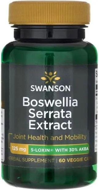 Swanson 5-LOXIN Boswellia Serrata Extract Екстракт от Босвелия Серата 125 мг х 60 капсули