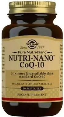 Solgar Nutri-Nano Coenzyme Q10 Нутри-Нано Коензим Q10 х50 капсули